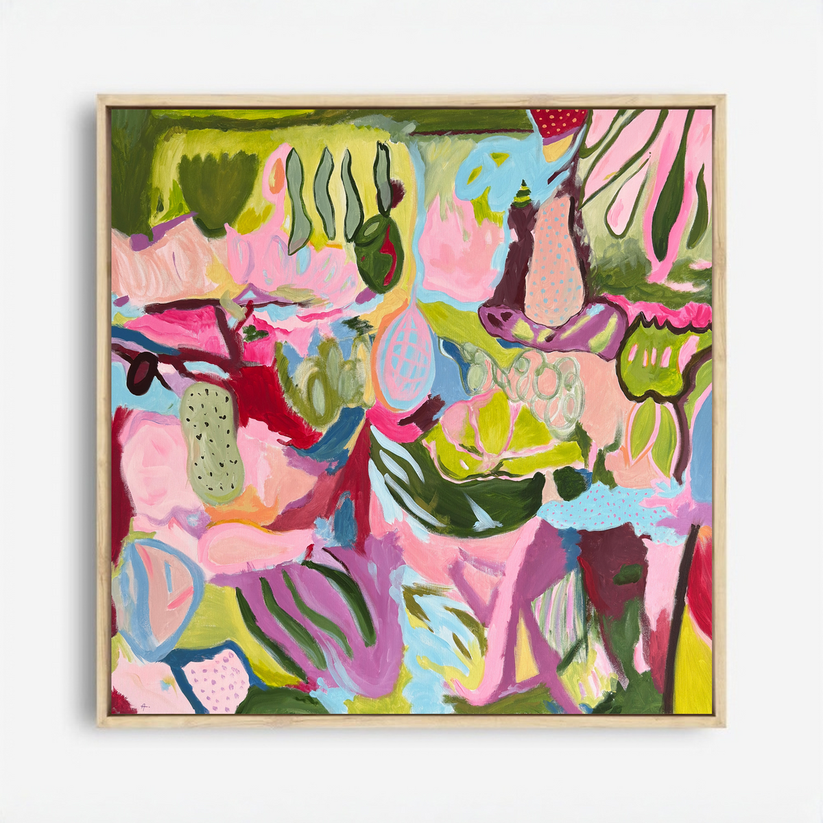 FIRST SWIM (original) 40x40"